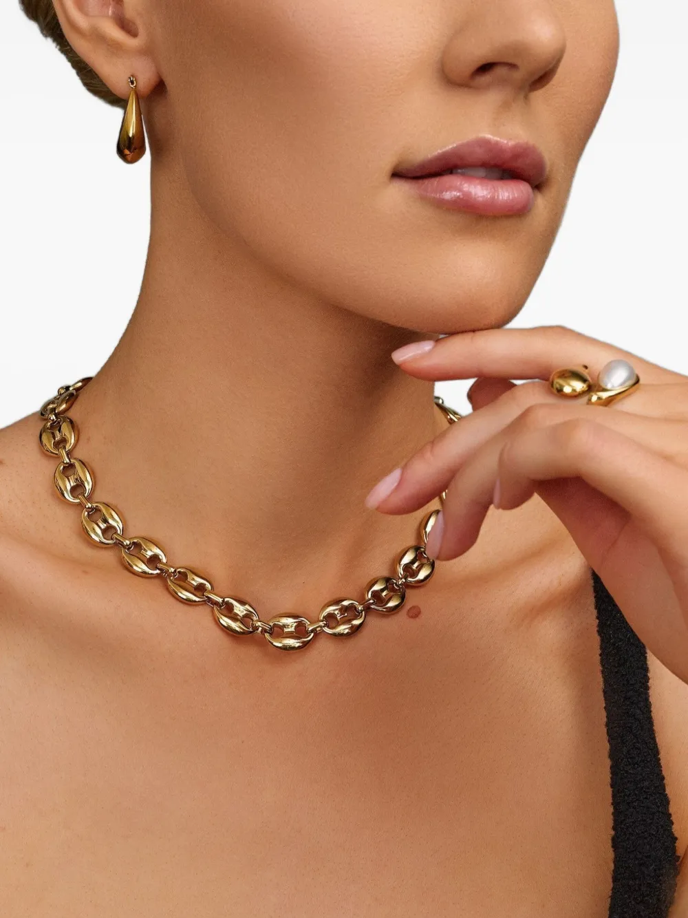 Nialaya Jewelry Mariner Necklaces In Gold