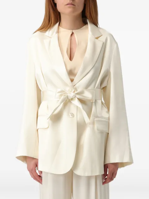 Semicouture belted blazer