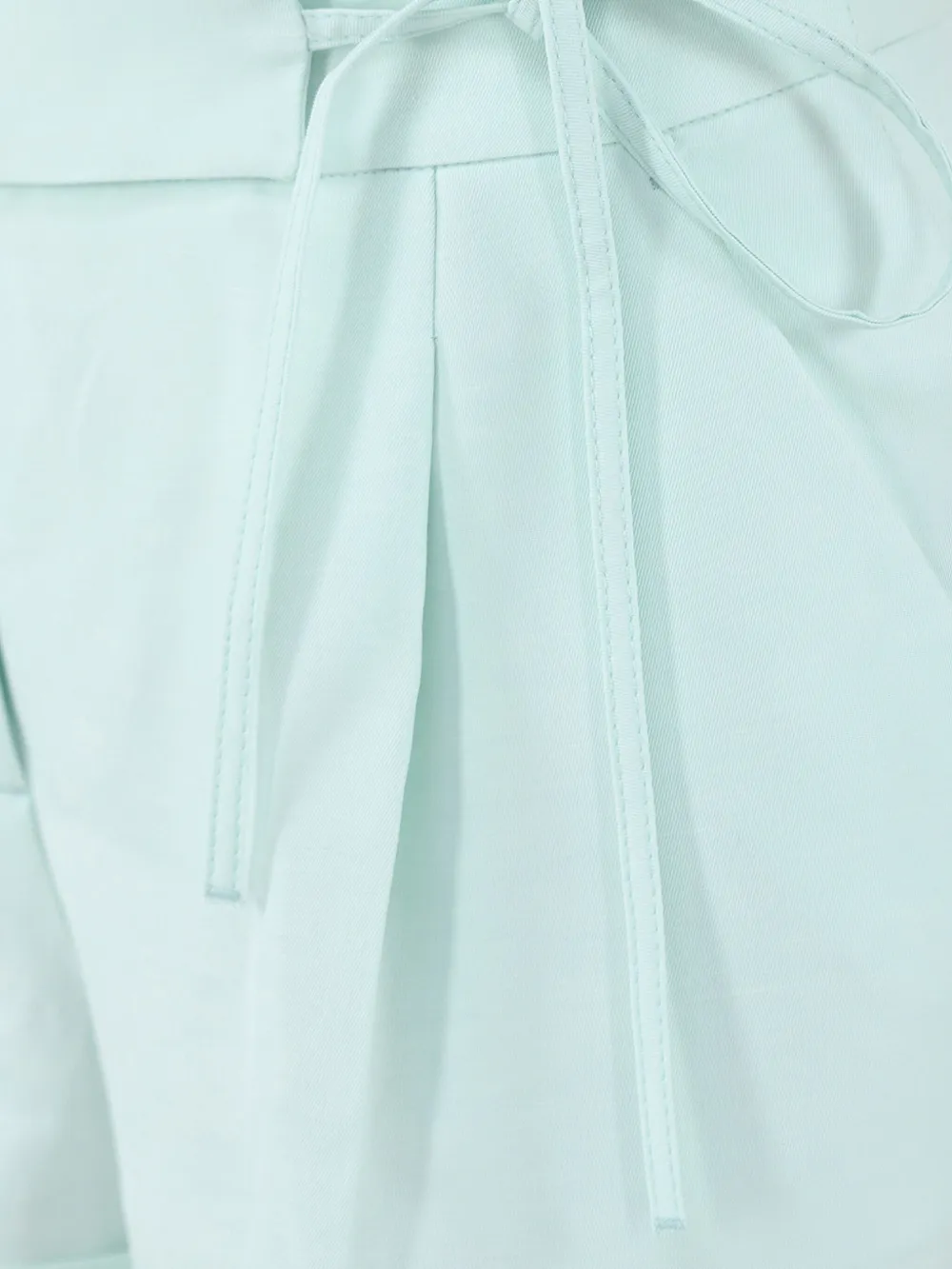 TWINSET Shorts met gestrikte taille Groen