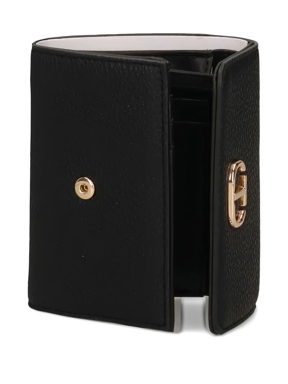 TWINSET small Oval-T wallet - Zwart