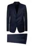 Zegna two-button wool single-breasted suit - Blue