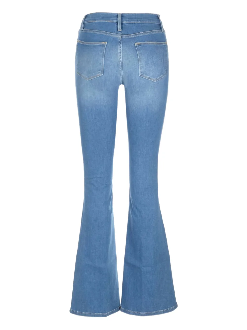Frame The Icon Flared Jeans In Blue