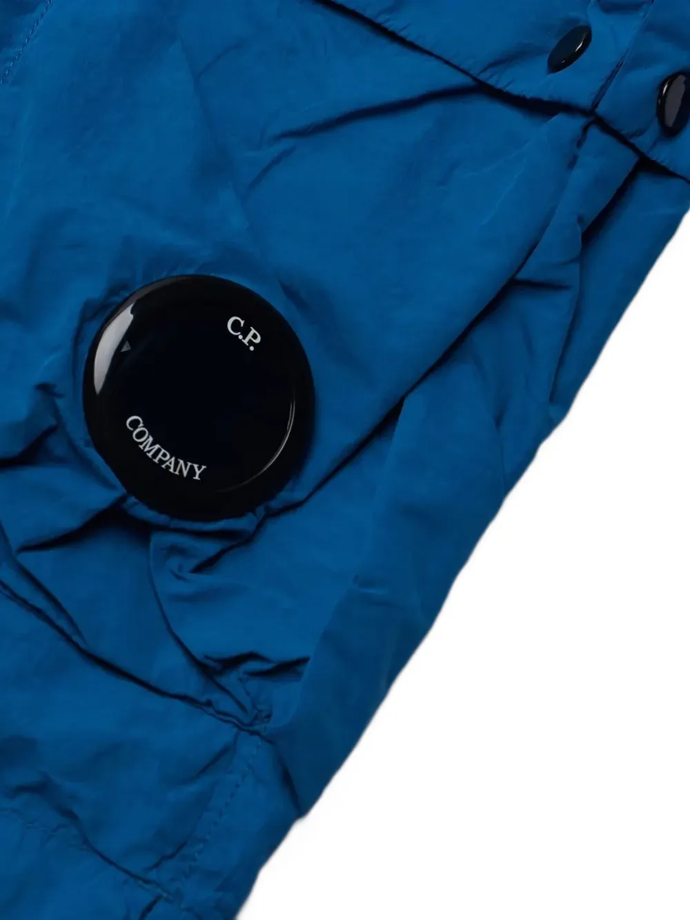 C.P. Company Cargo shorts met zakdetail Blauw