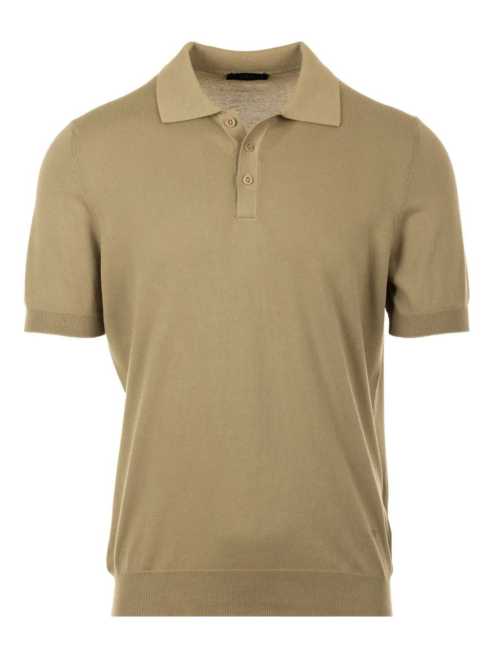 Fay short-sleeve polo shirt | Green | Image 1