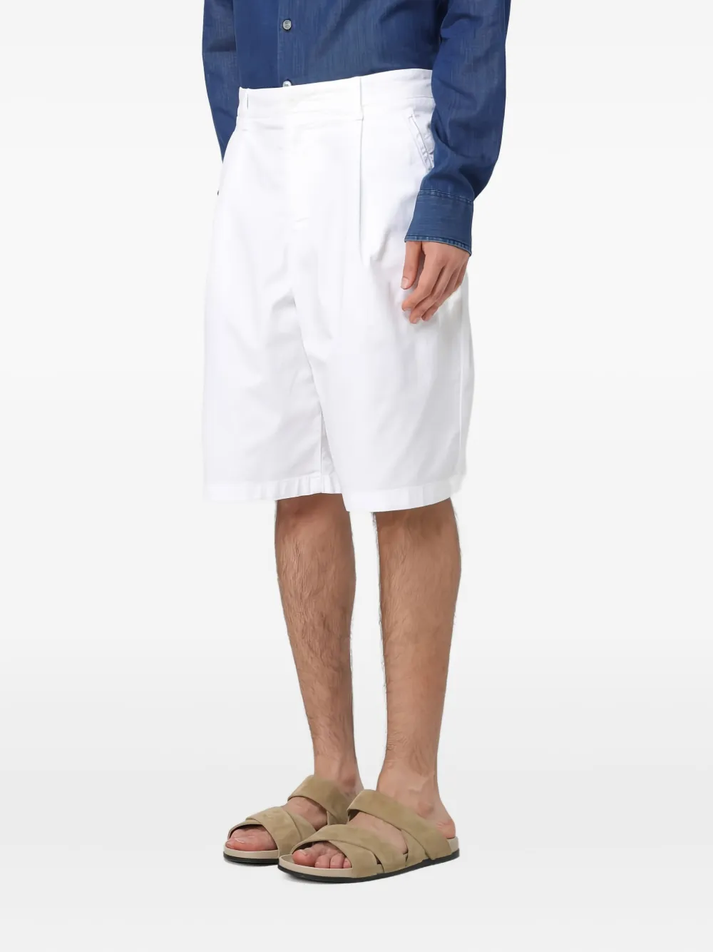 Giorgio Armani pleated-front shorts | Tailored Shorts | Image 2