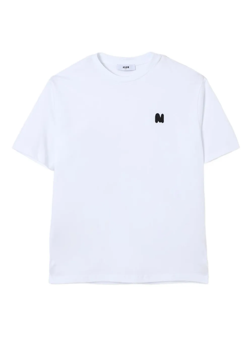 MSGM Kids logo-embroidered T-shirt | White | Image 1
