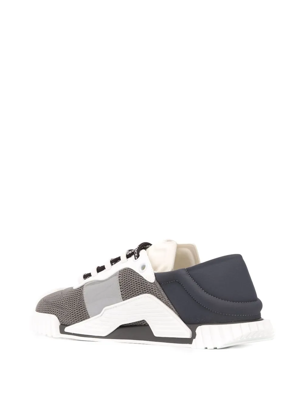 Dolce & Gabbana NS1 mesh-panelled ridged-sole sneakers - Grijs