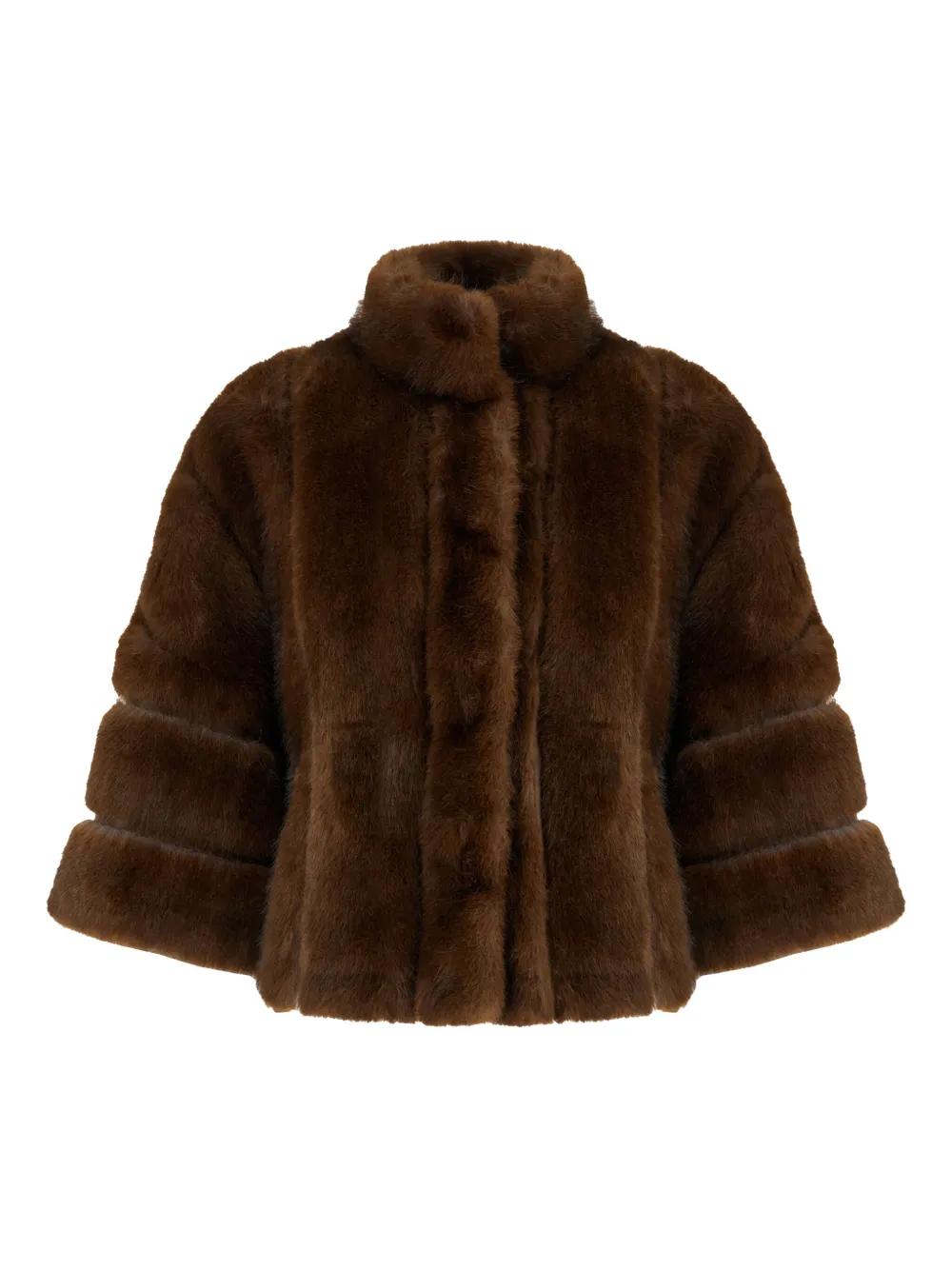 Valentini faux-fur jacket | Brown | Image 1