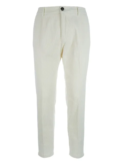 Cruna corduroy-texture trousers