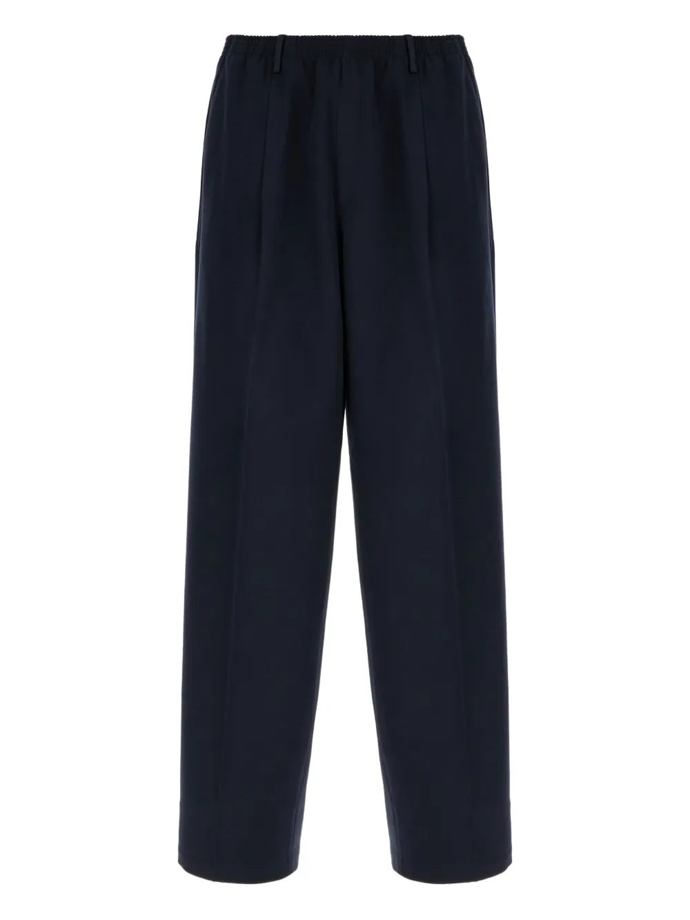 Cellar Door pleated elasticated-waistband trousers | Blue | Image 1