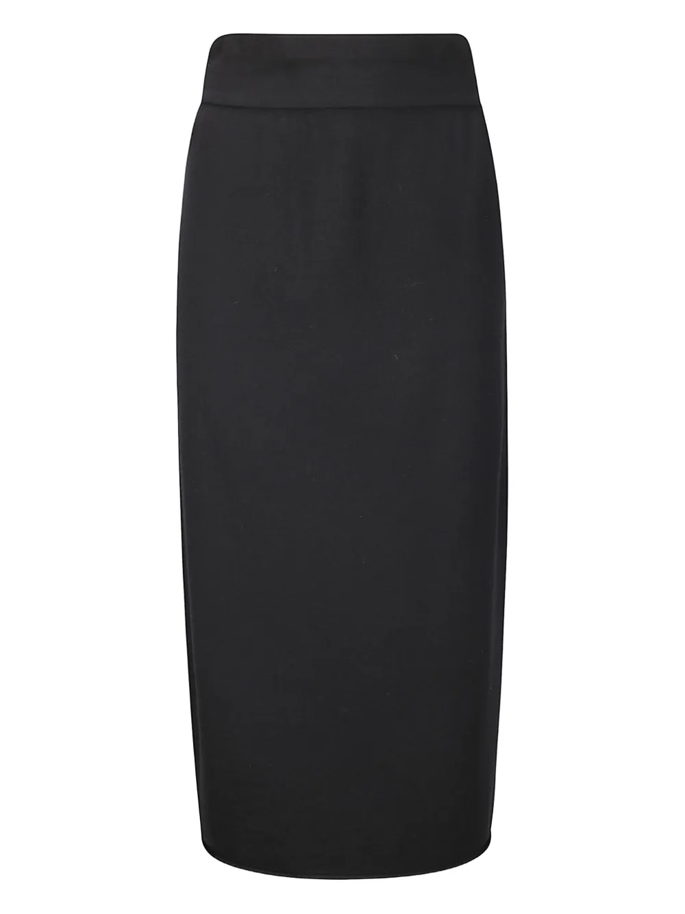 Labo Art High-waist Midi Skirt In Black