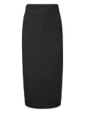 Labo Art high-waist midi skirt - Black