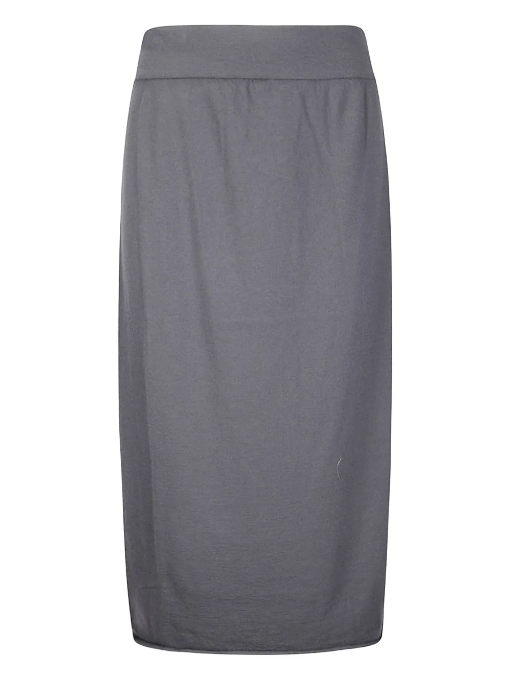 Labo Art Elasticated-waistband Midi Skirt In Blue