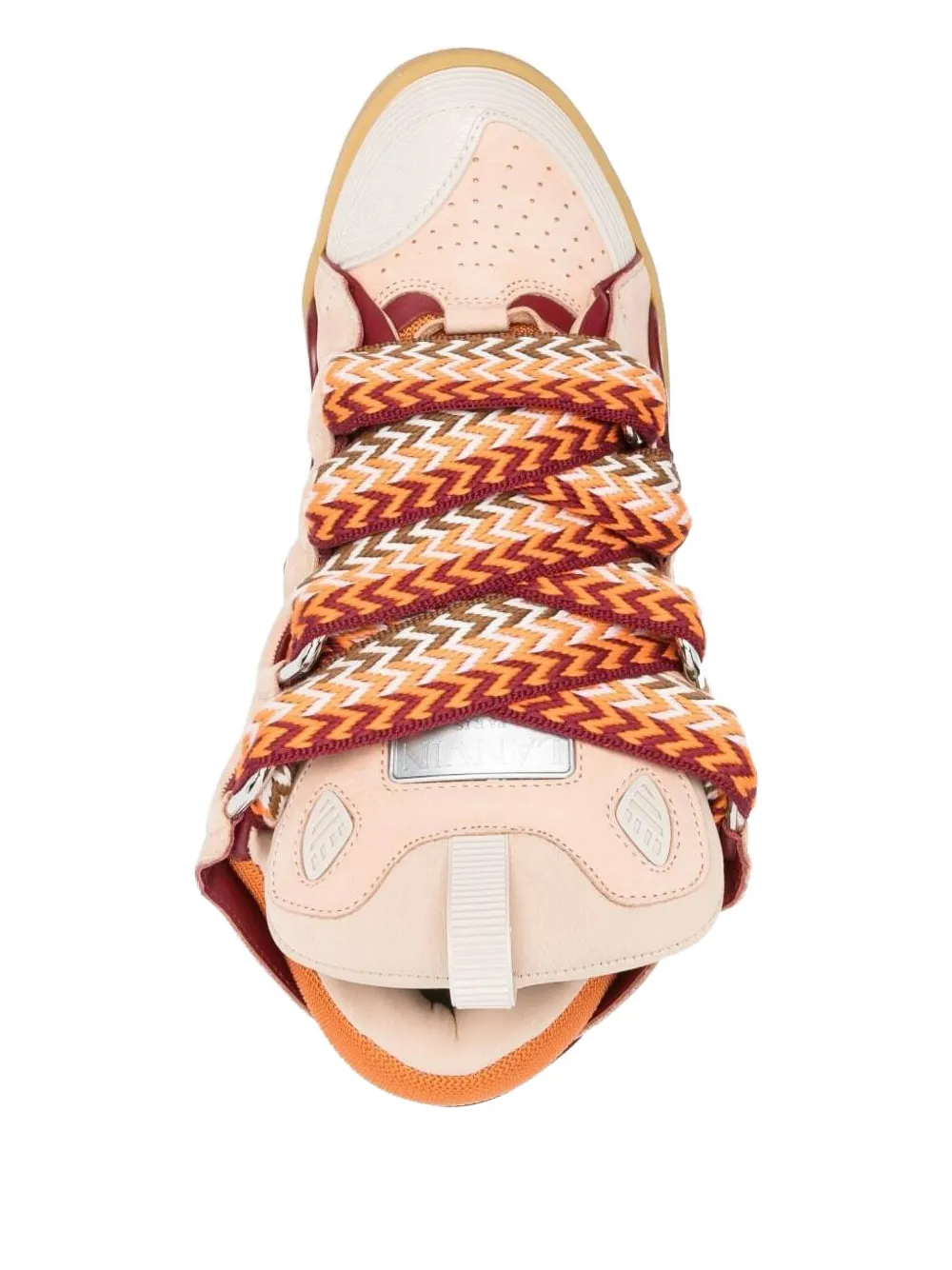Lanvin Curb "Rose Pale Mangue" sneakers Orange