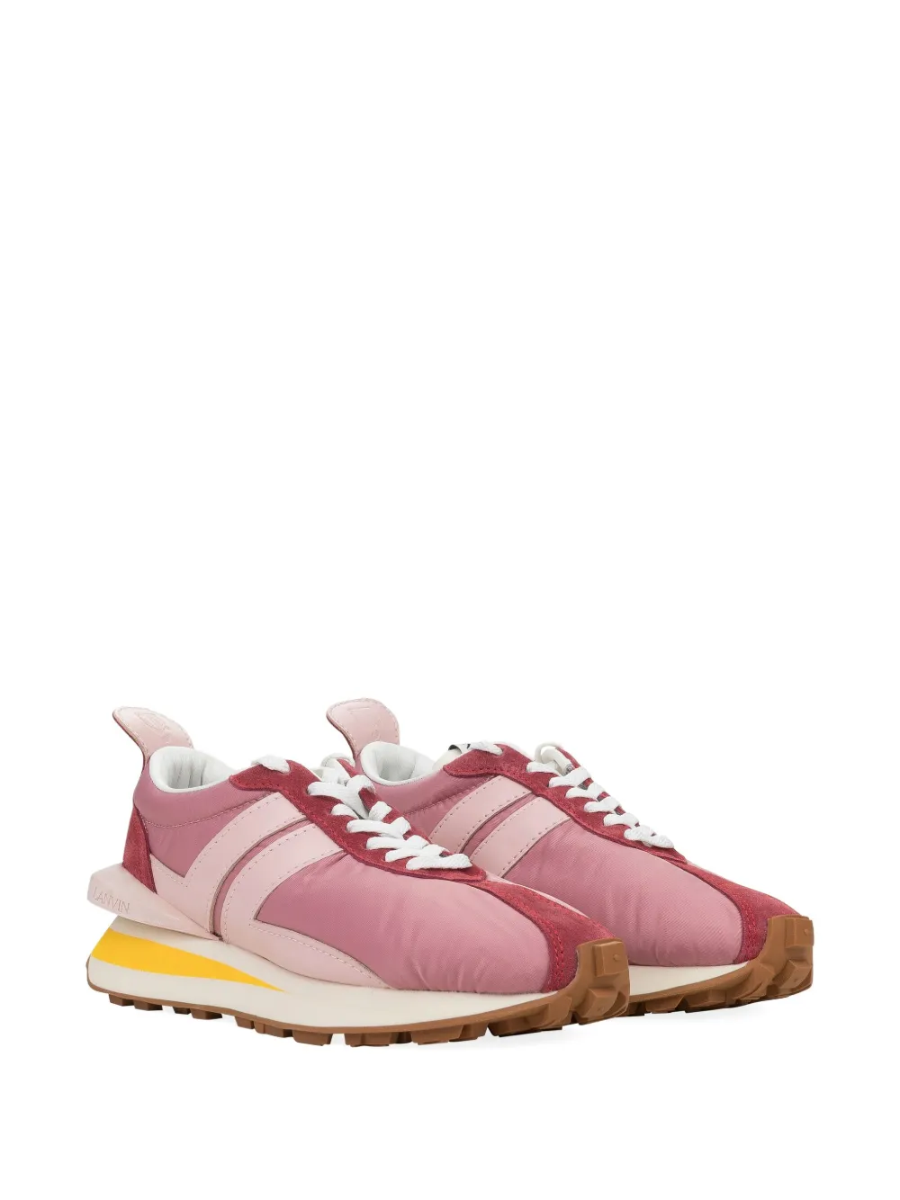 Lanvin Bumpr "Rose Foncé Rose" sneakers Red