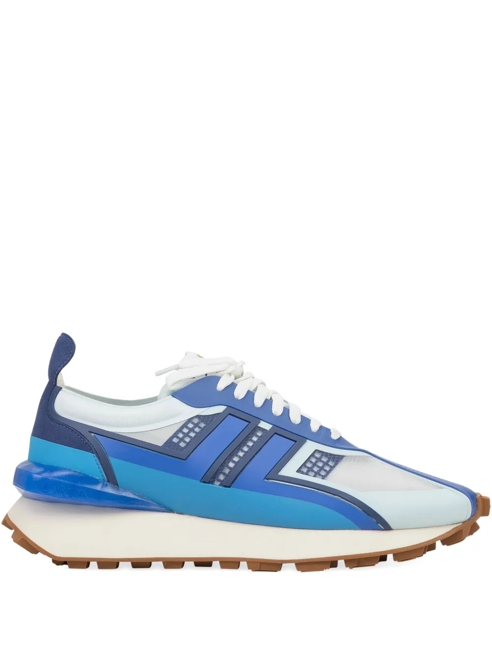Lanvin Bumpr panelled sneakers Blue