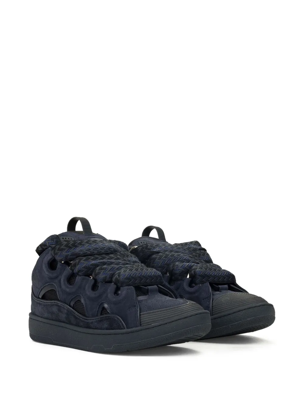 Lanvin Curb lace-up sneakers Blue