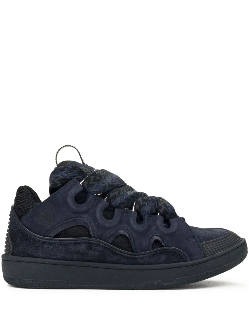 Lanvin Curb lace-up sneakers Blue