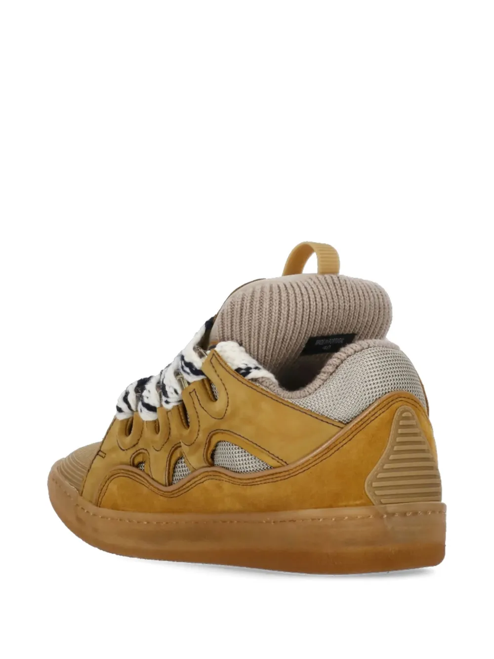 Lanvin Curb suede sneakers Brown