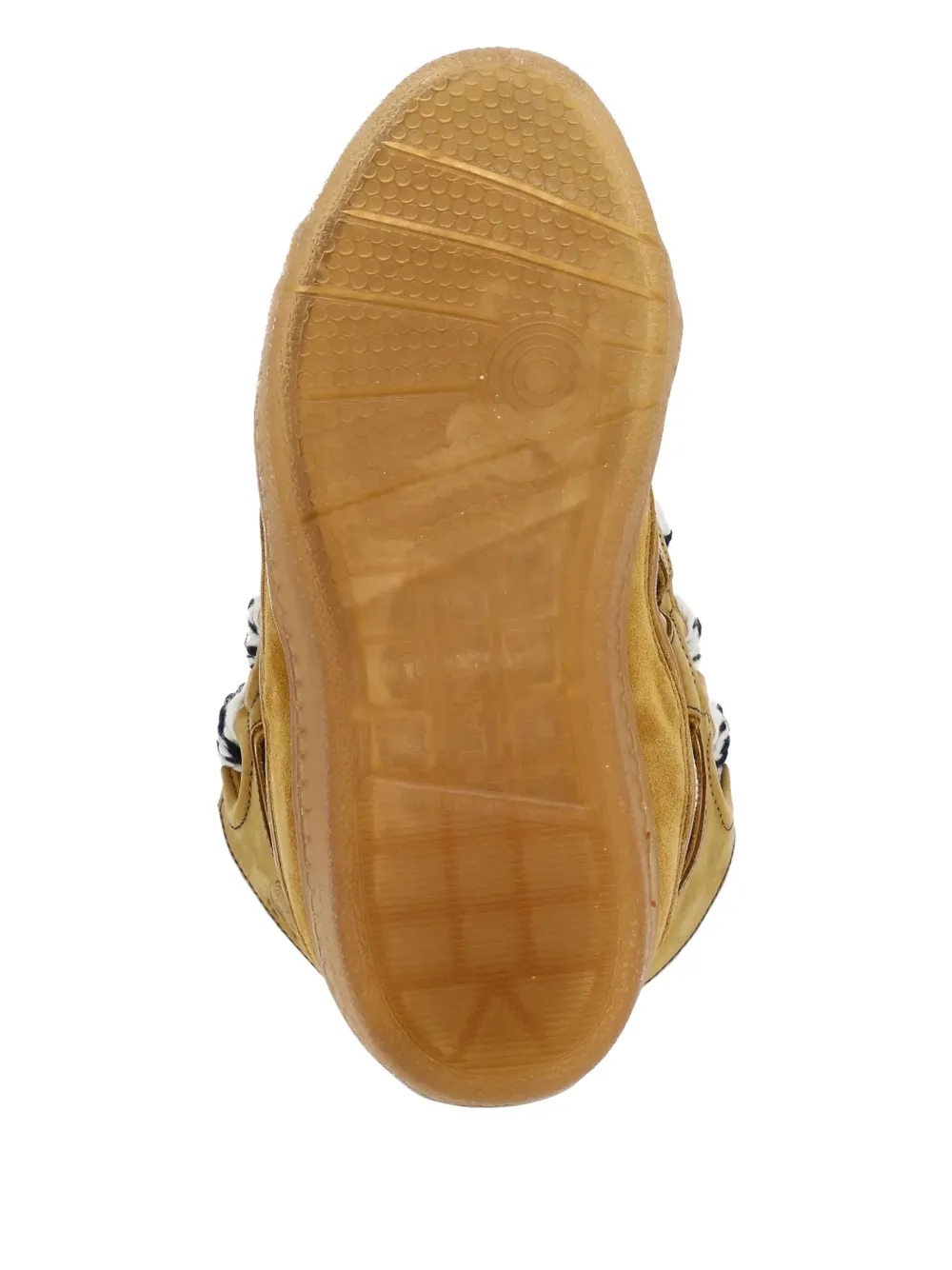 Lanvin Curb suede sneakers Brown