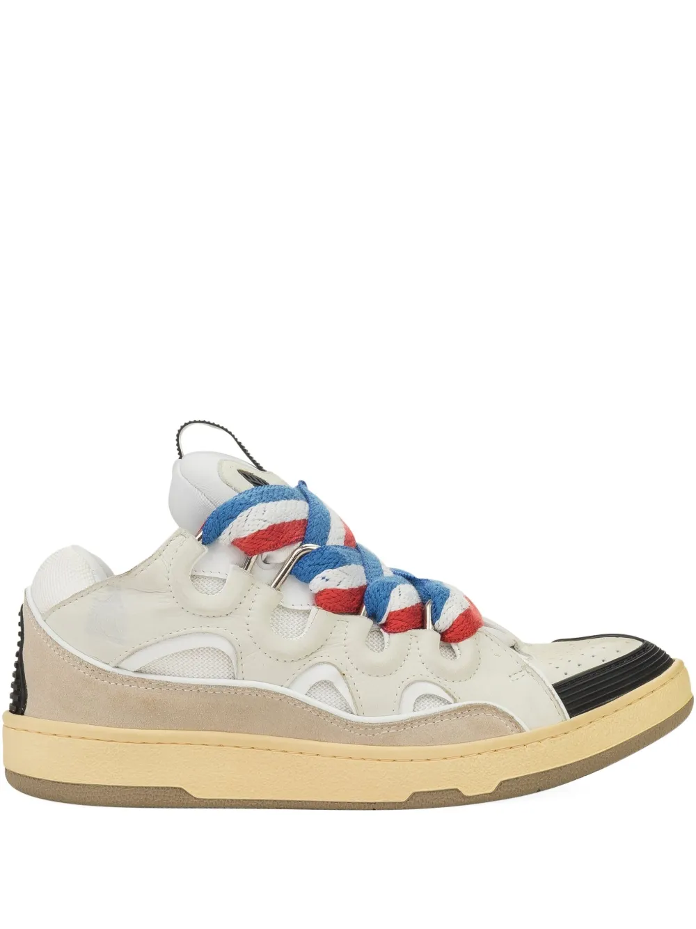 Lanvin Curb lace-up sneakers White