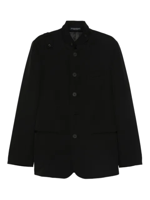 Yohji Yamamoto mandarin-collar buttoned jacket