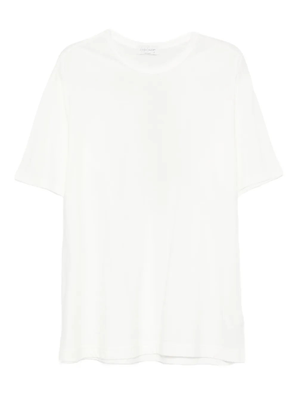 Yohji Yamamoto short-sleeve cotton T-shirt | White | Image 1
