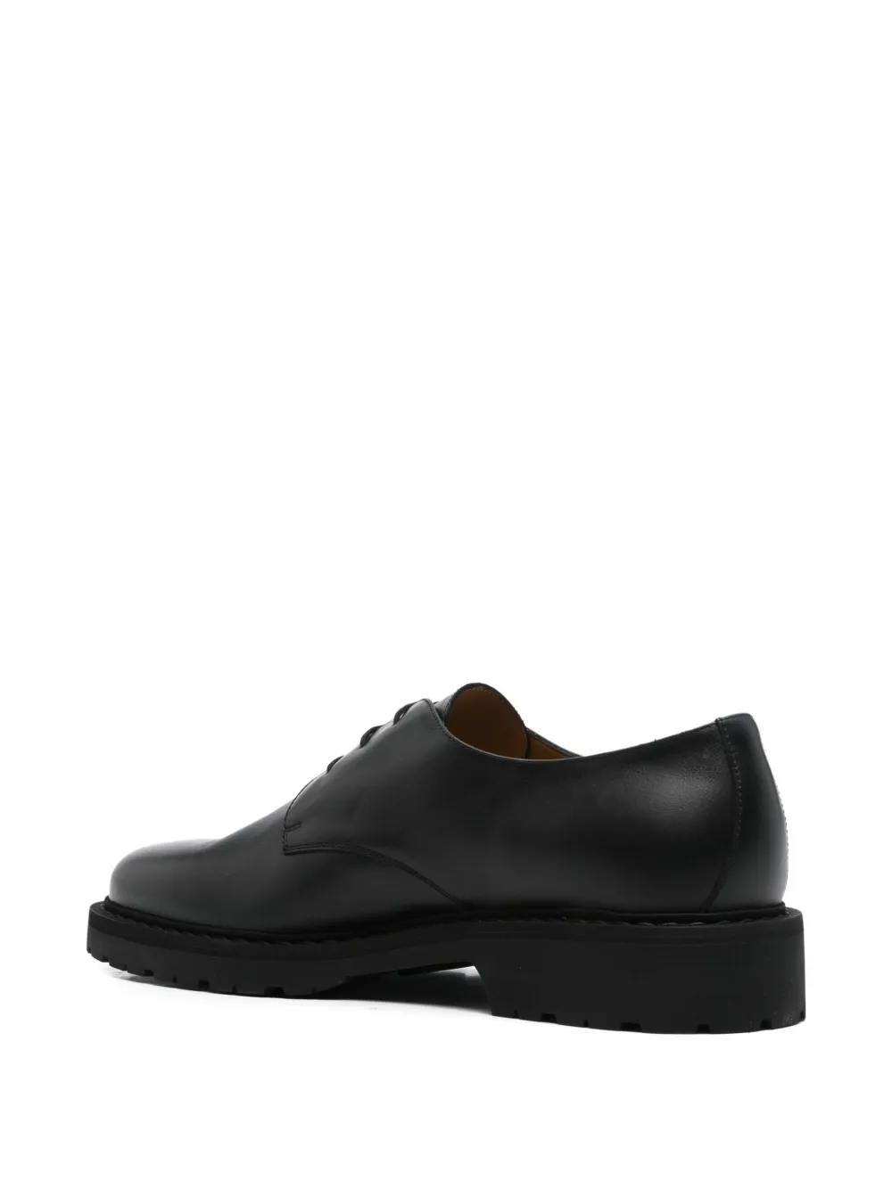 Common Projects leather lace-up derby shoes Black