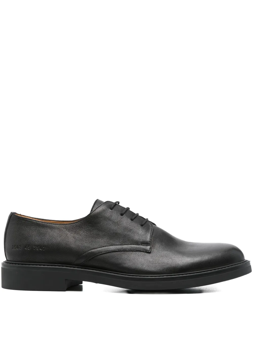 Common Projects leather lace-up derby shoes Black