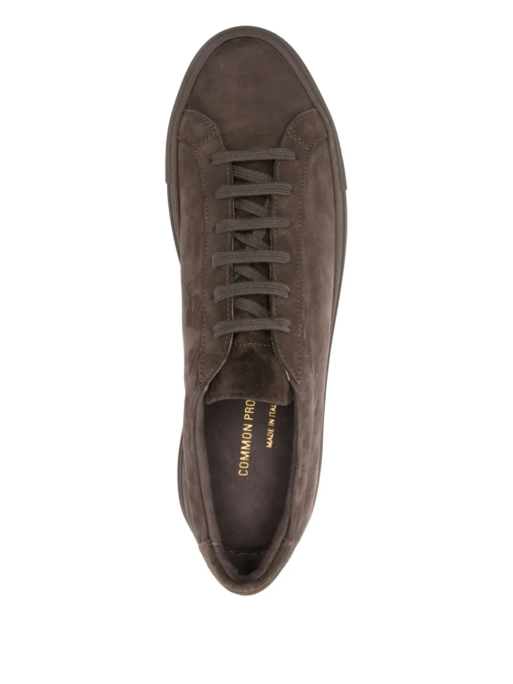 Common Projects suede-leather low-top sneakers Brown