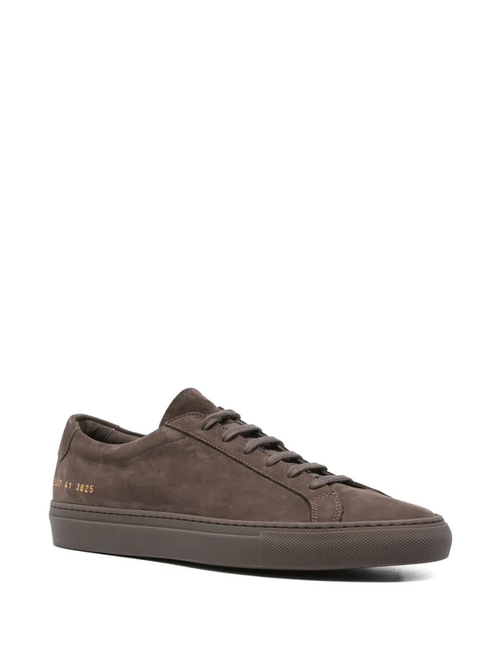 Common Projects suede-leather low-top sneakers Brown