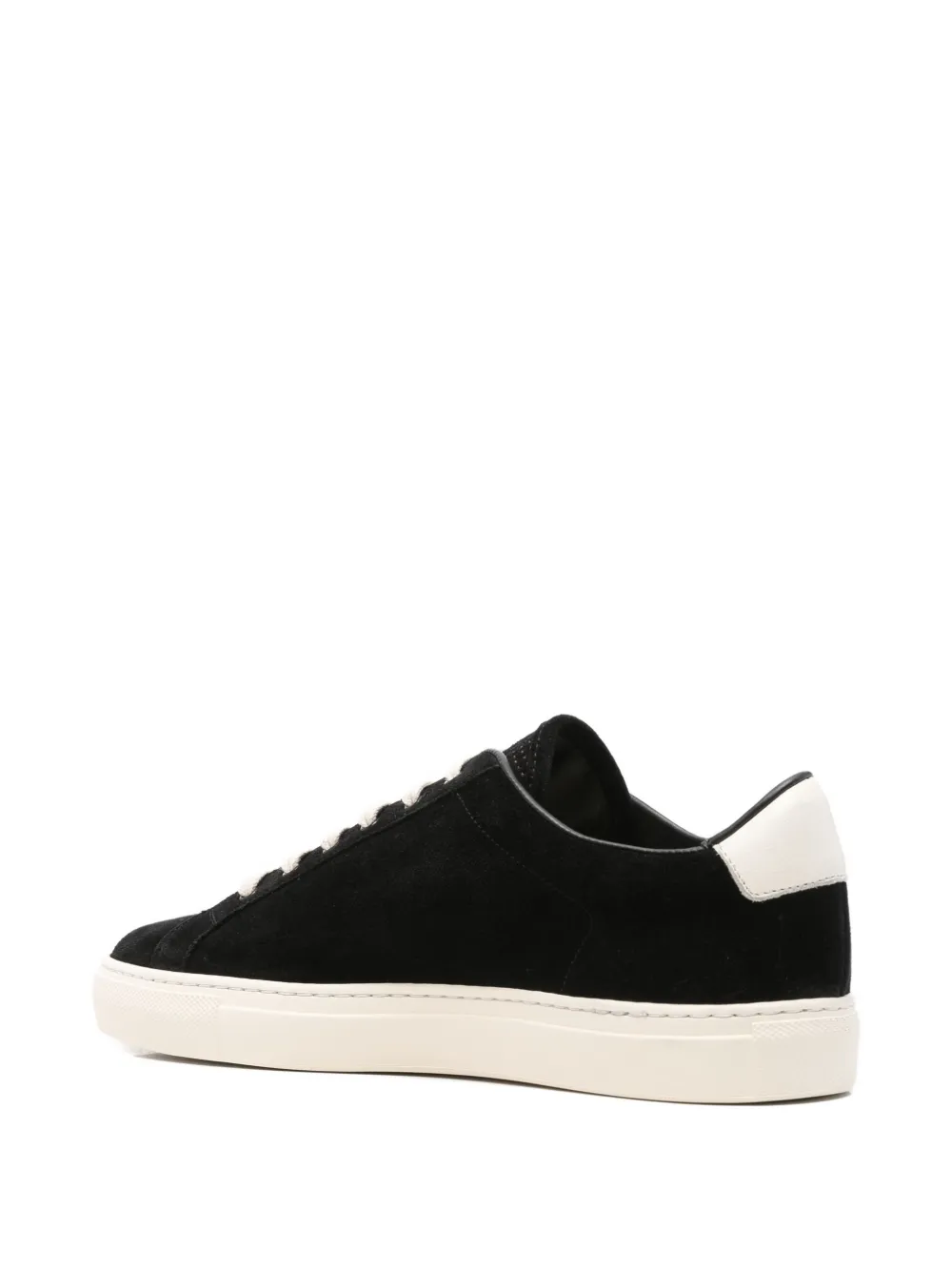 Common Projects suede leather sneakers Black