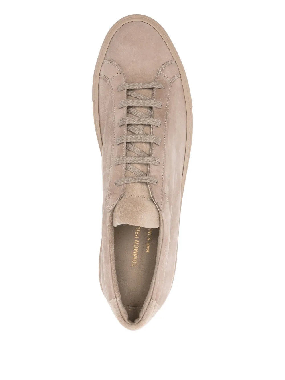 Common Projects suede-leather low-top sneakers Neutrals