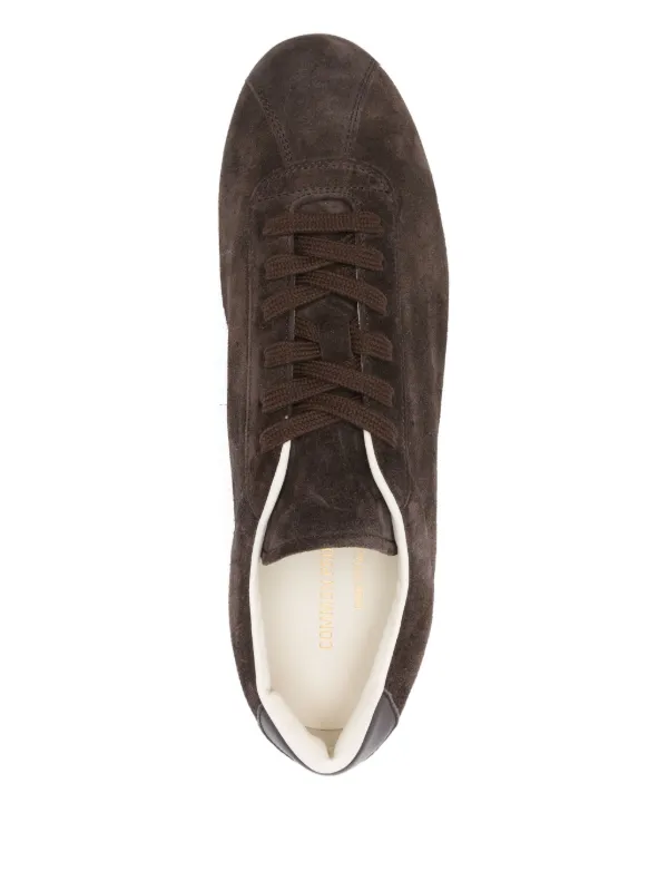 Common Projects Suede Leather Sneakers | Brown | FARFETCH display picture 2