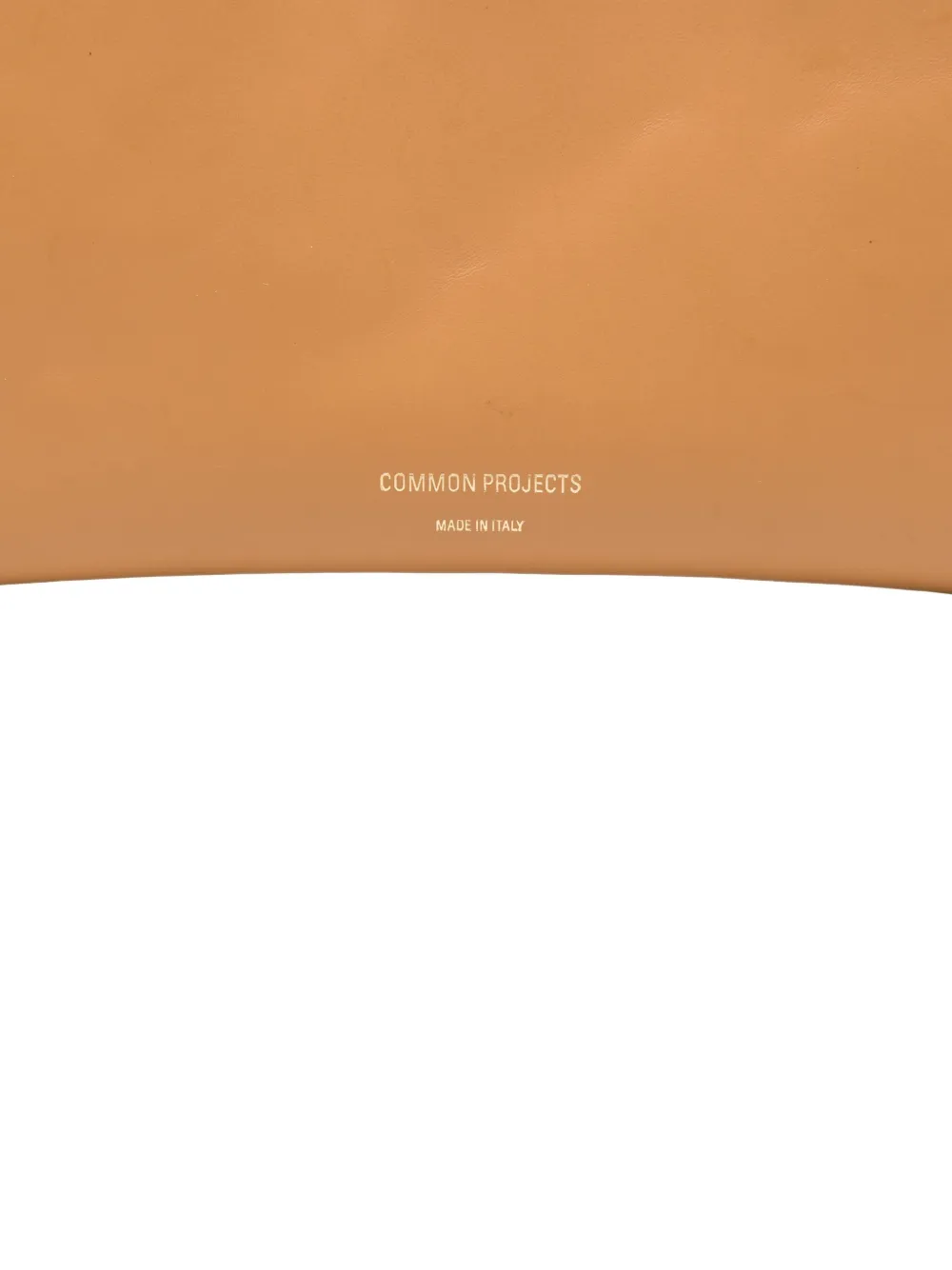 Common Projects zip-top leather clutch Bruin