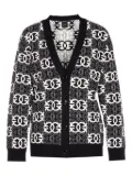 PINKO geometric-pattern cardigan - Black