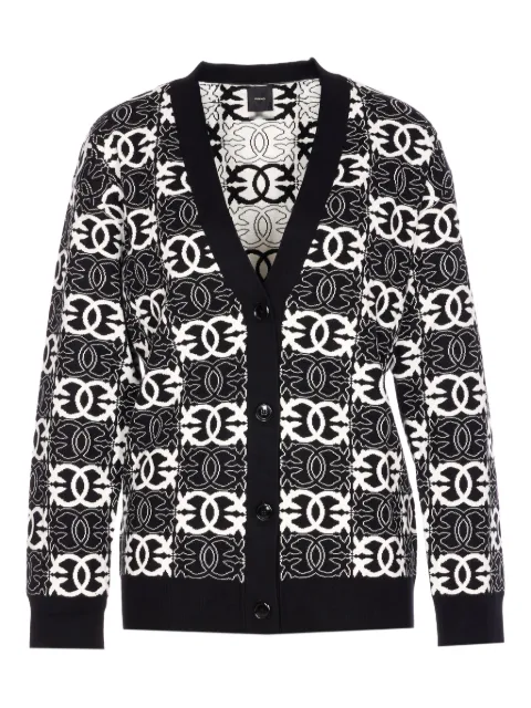 PINKO geometric-pattern cardigan