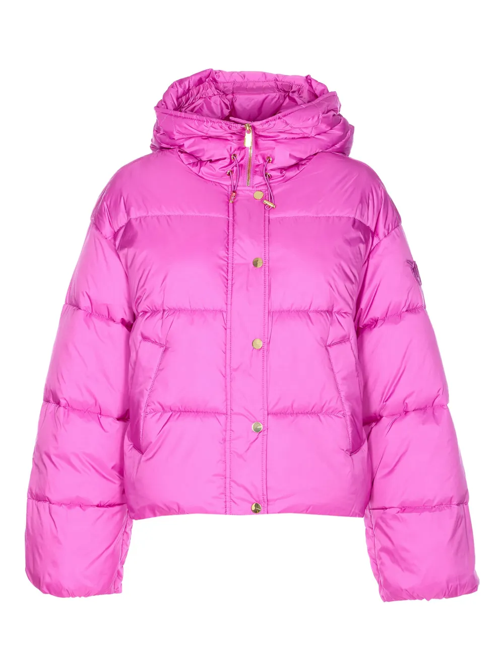 PINKO hooded puffer jacket Roze