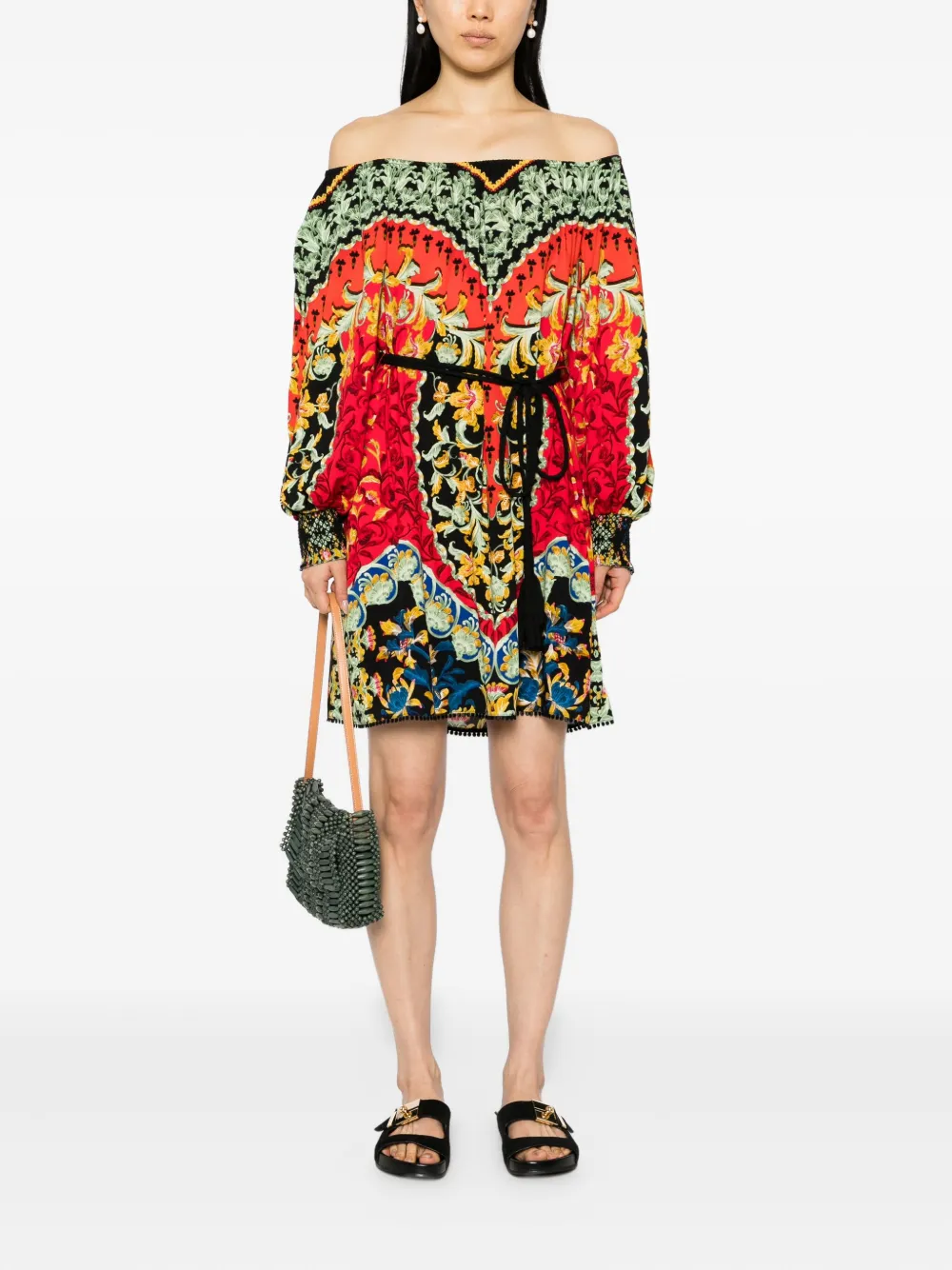 Alice + olivia Artemis mini-jurk - Rood