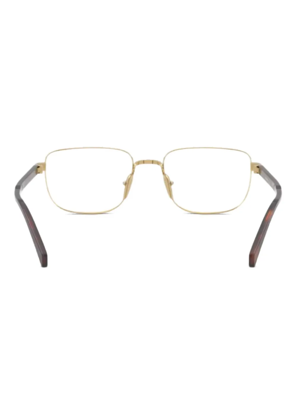 Prada Eyewear rectangle-frame glasses Geel