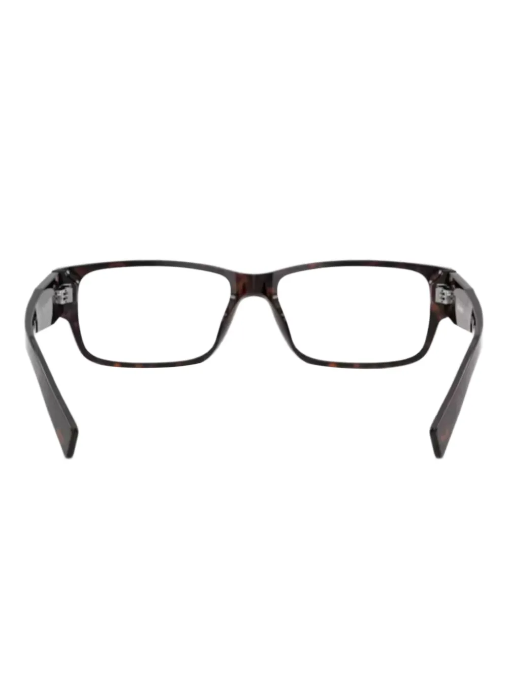 Prada Eyewear rectangle-frame glasses Zwart