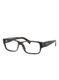 Prada Eyewear rectangle-frame glasses - Black