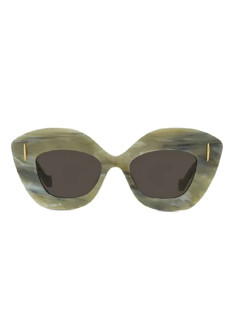 LOEWE cat-eye marble-pattern sunglasses