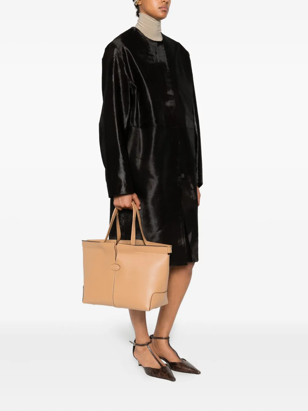 Tod's leather tote bag Bruin