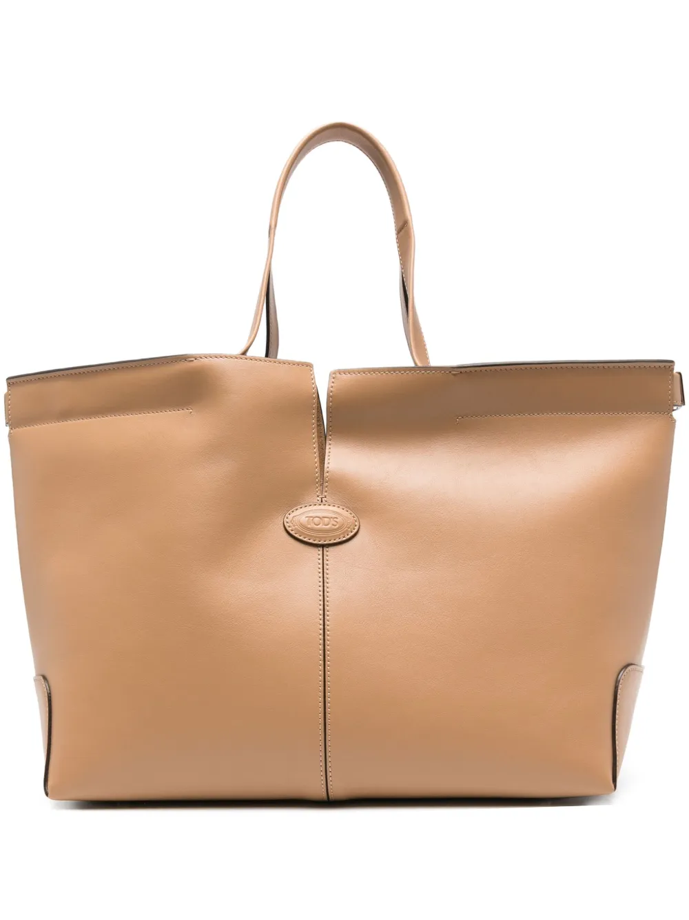 Tod's Leren shopper Bruin