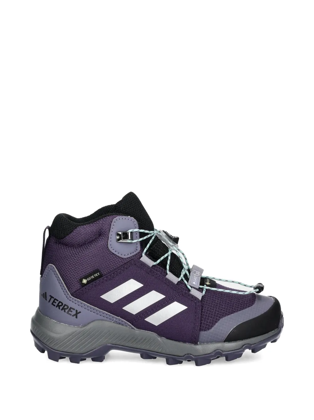 adidas Kids Terrex Mid three-stripes boots Paars