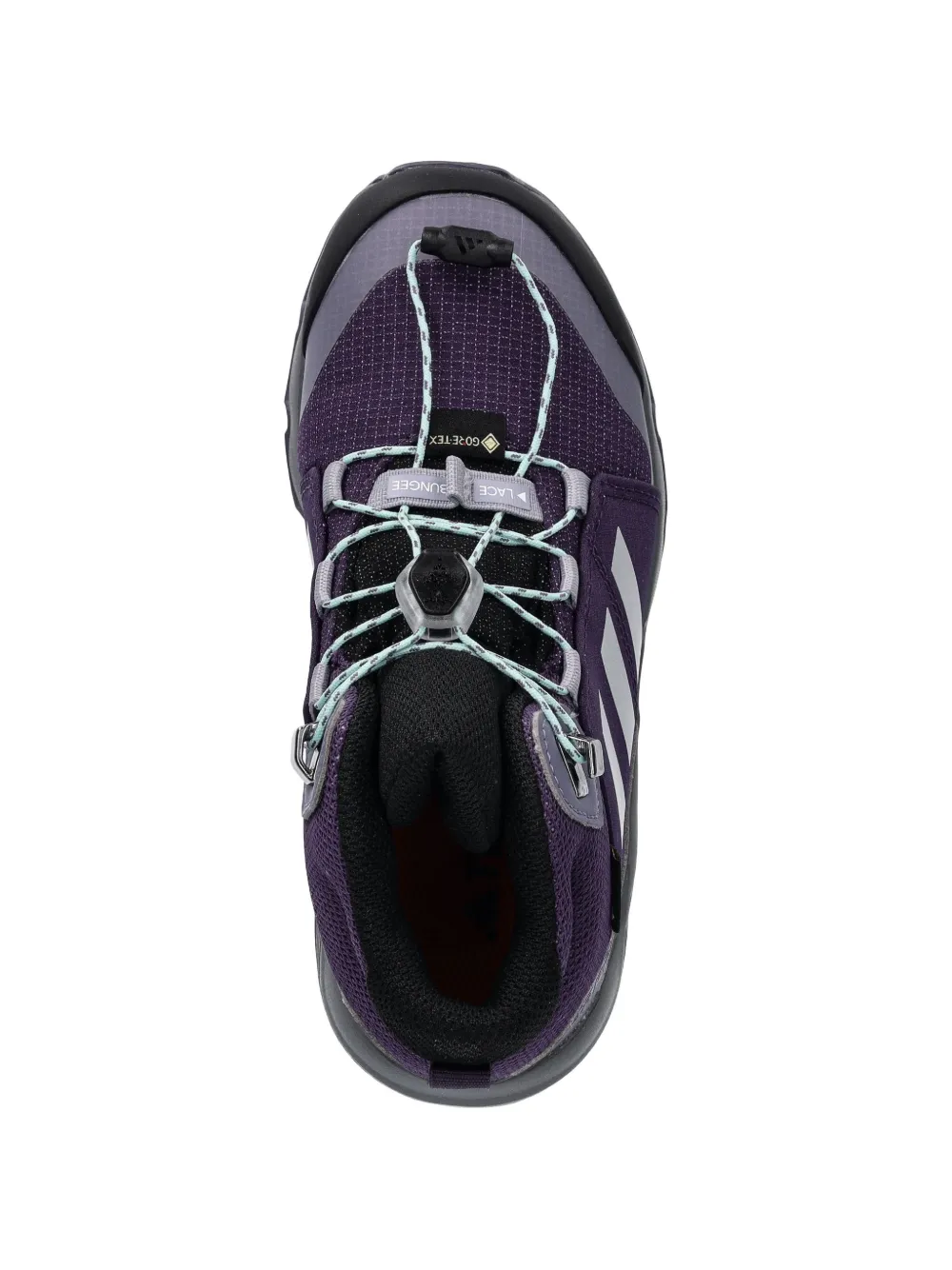 adidas Kids Terrex Mid three-stripes boots Paars