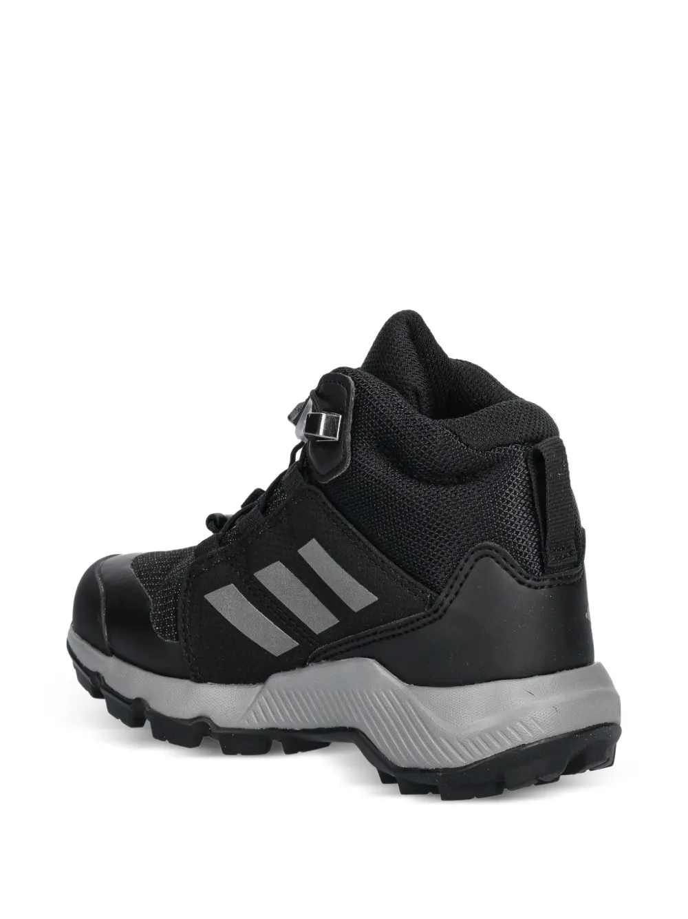 adidas Kids Terrex Mid striped lace-up boots Zwart
