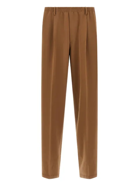 Cellar Door pleated elastic-waistband trousers