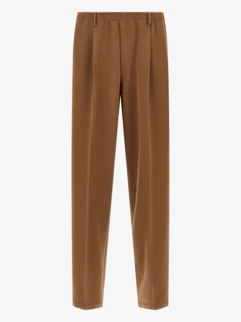 Cellar Door pantalon plissé à taille élastiquée